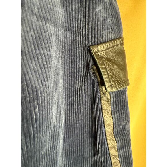 Ramy Brook Navy Corduroy Drea Skirt 12 - Picture 8 of 11